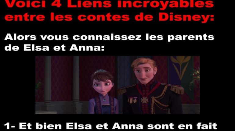 Ces liens incroyables entre les contes de Disney sont vraiment incroyables !