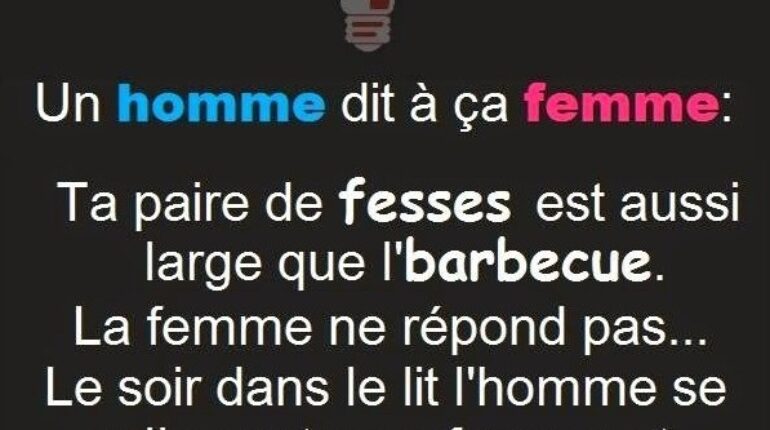 Il fait une mauvaise blague à sa femme..