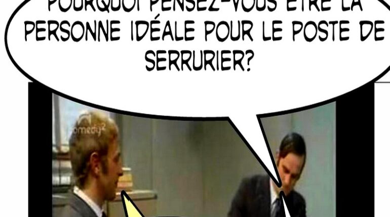 La personne idéale pour le poste de serrurier