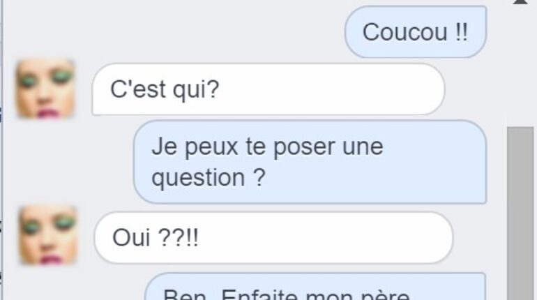 Ce gars a choisit une fille au hasard sur FB pour poser une question bizarre !!