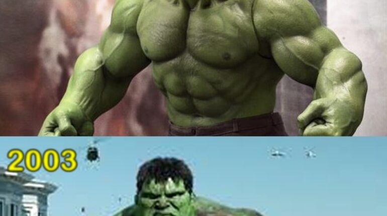 L’incroyable Transformation de Hulk 1967 à 2015