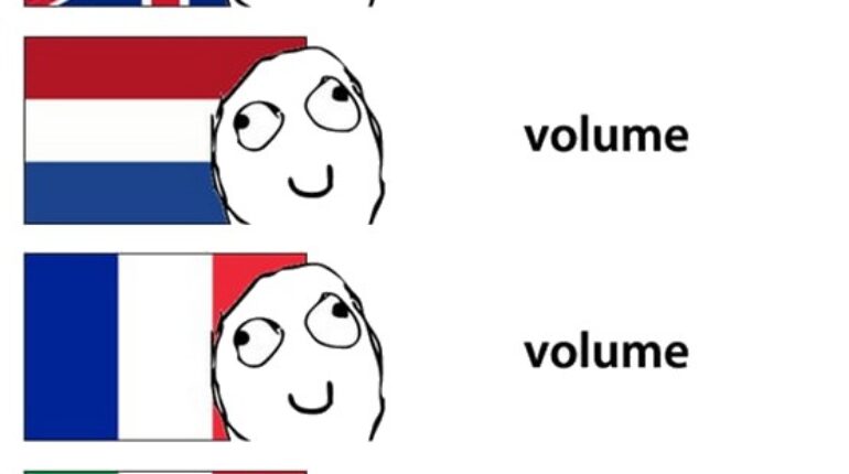 Le Mot Volume selon plusieurs langues, la dernière est vraiment exceptionnelle..