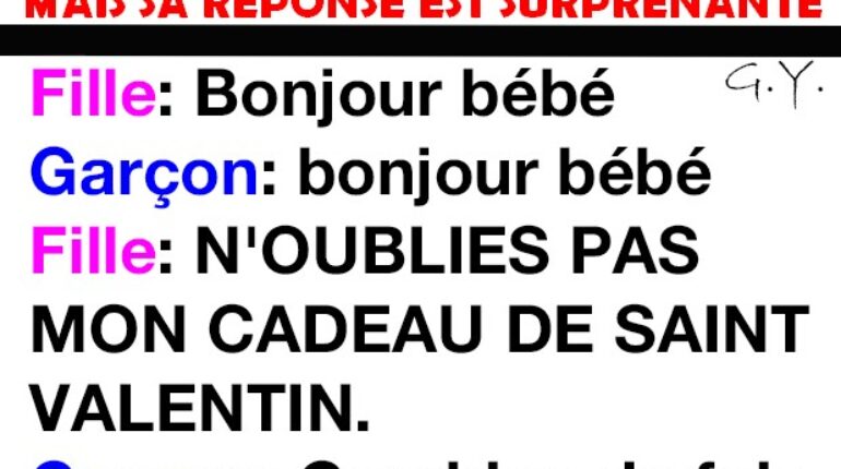 Sa copine veut un cadeau, mais sa réponse est surprenante !