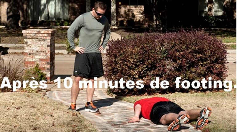 Quand tu fais du sport devant des filles (à la présence de ta copine)