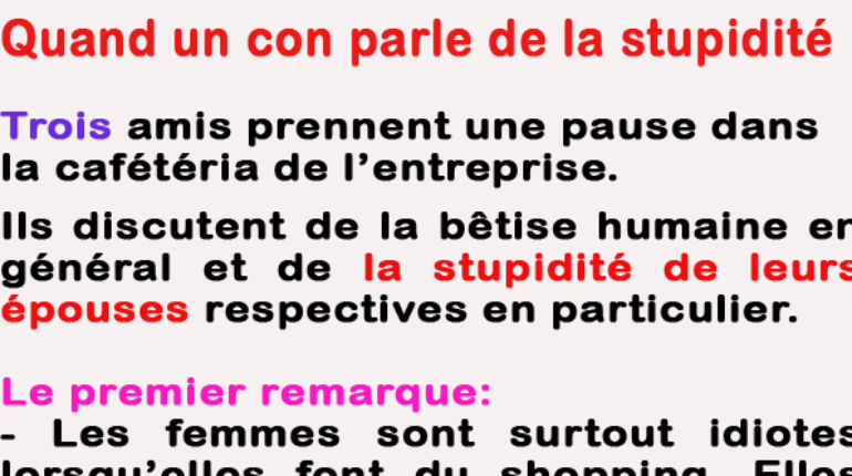 Je pense que le dernier mec est beaucoup plus C0N Que Sa Femme..