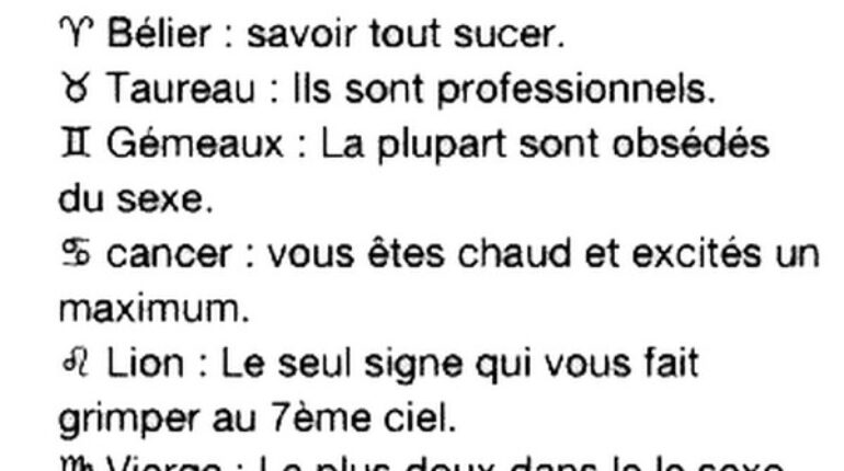 Votre signe dit pas mal de choses sur vous..
