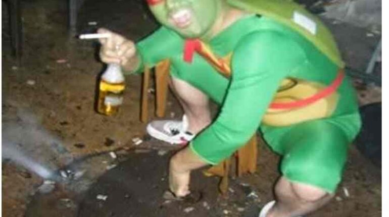 Quand les Tortues Ninjas dépassent le nombre des verres autorisés