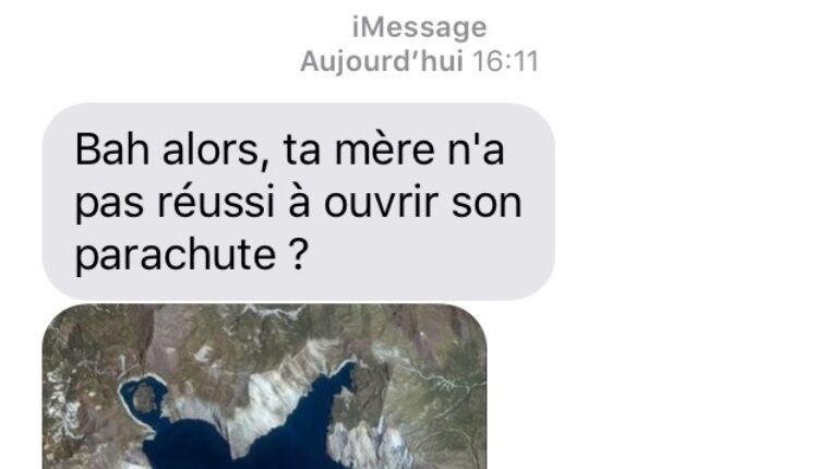 Une grosse taille plus une chute de très très haut