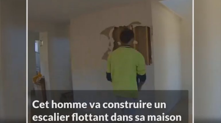 Comment construire un escalier flottant moderne