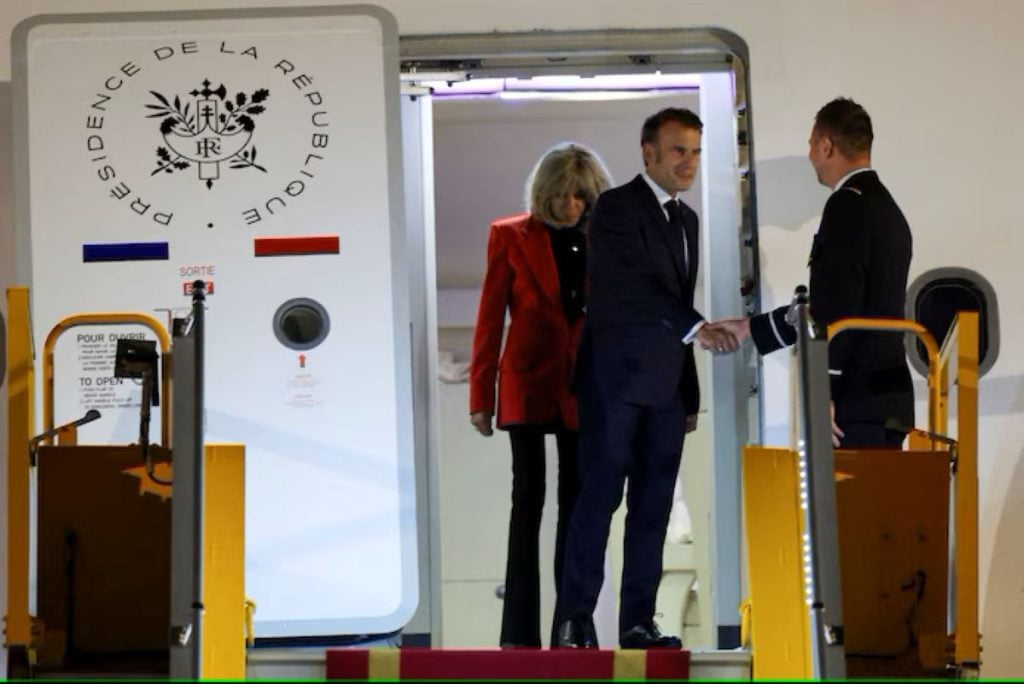 Emmanuel et Brigitte Macron