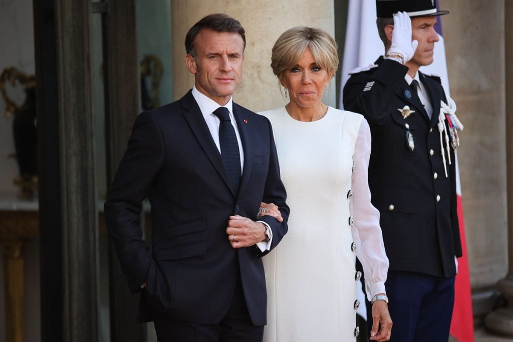 Emmanuel et Brigitte Macron