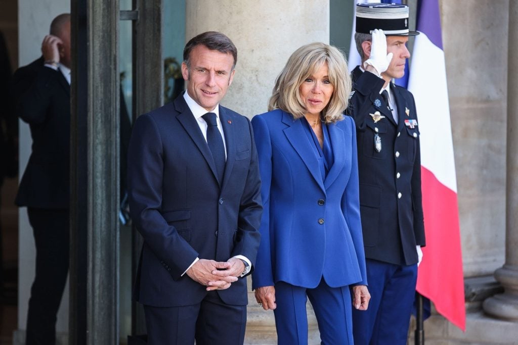 Emmanuel et Brigitte Macron