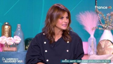 Animateurs TV Faustine Bollaert Laurence Boccolini Miss France 2016 et ses minis tresses collées Programmes TV télévision
