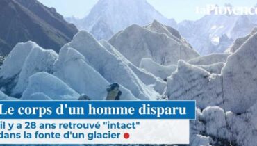 changement climatique. disparition Glacière Momification Montagne Pakistan