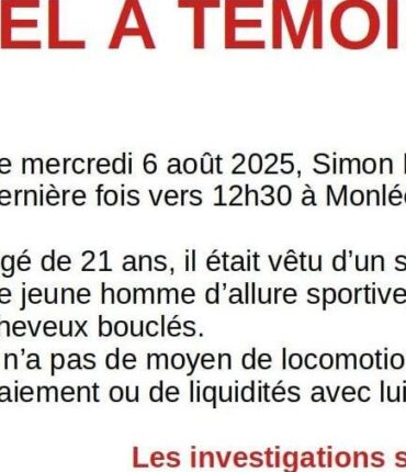 « Notre fils est en danger » : l&rsquo;angoisse d&rsquo;une mère face à la disparition mystérieuse de son fils de 21 ans