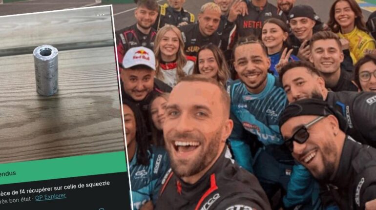 Il revend un simple boulon à 500€ en prétendant qu’il vient de la F4 de Squeezie : l’arnaque qui scandalise Arnaque GP Explorer Influenceurs polémique Squeezie Vente en ligne