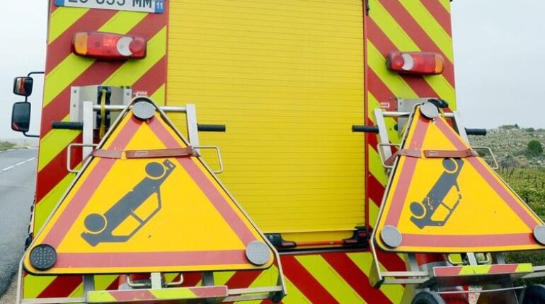 Corbières : un motard de 52 ans perd la vie dans un accident, la route fermée plusieurs heures accident accident de la route Accident mortel Circulation Corbières Moto électrique