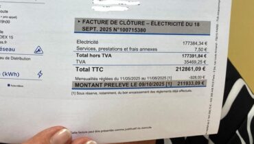 Consommation électrique Consommation énergie Erreur de facturation Facture d'électricité Litige de voisinage Service client