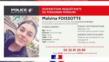Adolescente Appel à témoins disparition faits divers Rouen Seine-Maritime