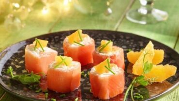 Apéritif Fromage frais Recette facile Saumon fumé Tartinades Vigilance orange