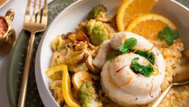 Cuisine française Gastronomie Lentilles Plat principal poisson d’argent Recette beauté Safran