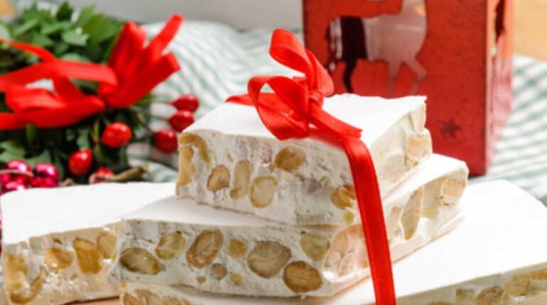 Dessert Dessert maison Fruits secs Gourmandise Nougat Recette facile TikTok