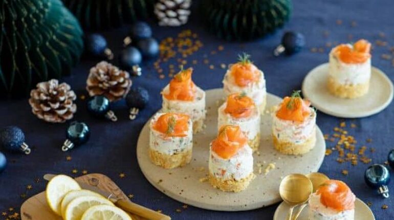 allocation de rentrée scolaire Apéritif Cheesecake salé Cuisine rapide Recette facile Saumon fumé