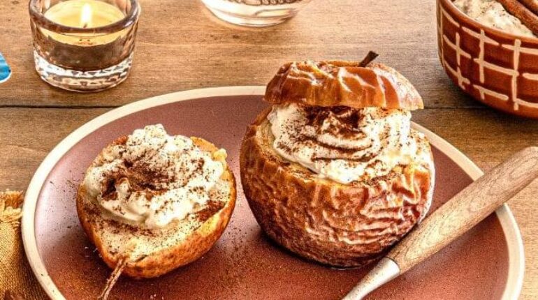 Chantilly Desserts Fruits rôtis Pâtisserie Poires Pommes Recettes de Veau