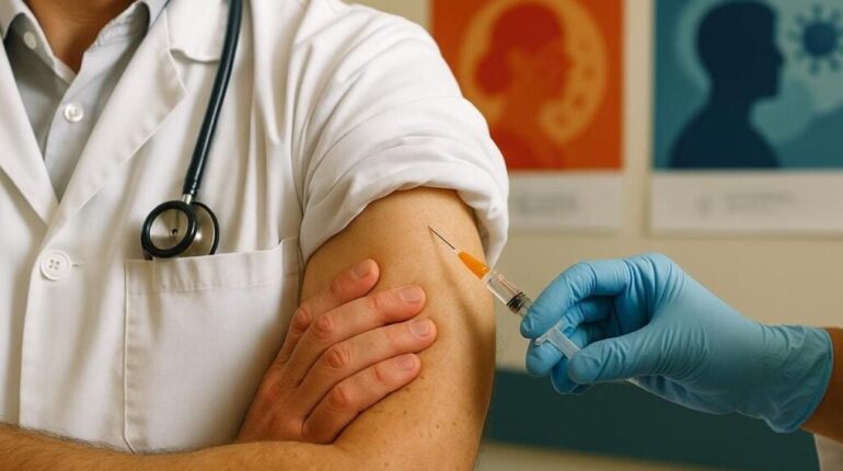 Vaccination des soignants : l’Ordre des médecins veut étendre l’obligation à la rougeole et potentiellement à la grippe Co-vaccination grippe Ordre des médecins Recommandations vaccinales Rougeole Santé Publique soignants