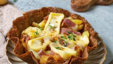 Air fryer Cuisine française fromage Galette Recette facile Terroir