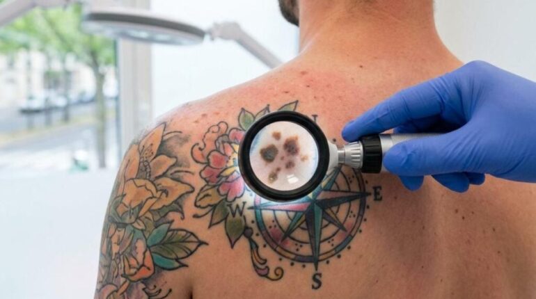 Tatouages et mélanome : 29% de risque en plus selon une étude suédoise sur des milliers d’adultes Boissons énergisantes Cancer de la peau Étude scientifique Mélanome Risques professionnels Tatouages