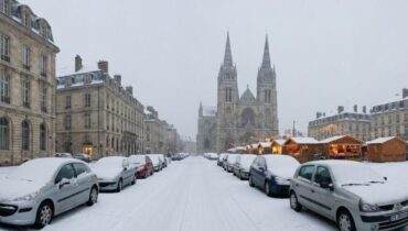 accusent la France Cadeaux de Noël Chutes de neige Froid Hiver Météo record du monde
