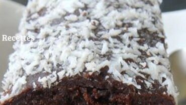 Chocolat Dessert Noix de coco Recette facile Sans gluten Sans lactose