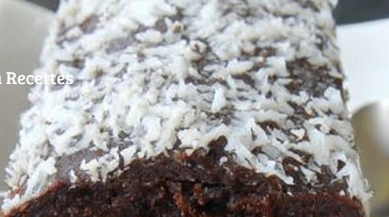 Chocolat Dessert Noix de coco Recette facile Sans gluten Sans lactose