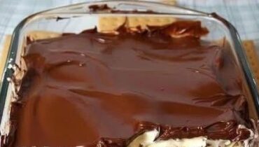 Biscuits Graham Dessert sans cuisson Ganache chocolat Gâteau au chocolat Pâtisserie française Recette facile