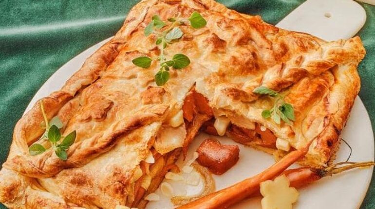 Cuisine facile Légumes d'hiver Pâtes feuilletées Plat végétarien Recette facile Restes de repas