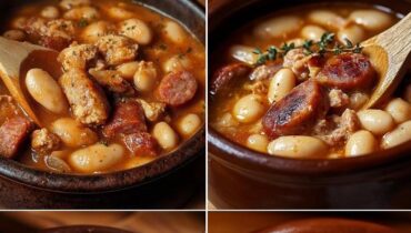 Cassoulet Cuisine française Haricots Blancs Plat Rustique Recette américaine Rougail Saucisse