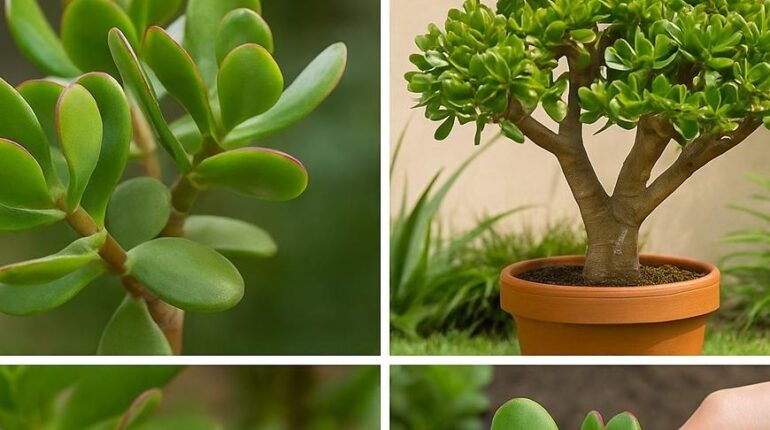 Crassula ovata Feng Shui Plante d'intérieur Plante de jade Plantes succulentes Prospérité