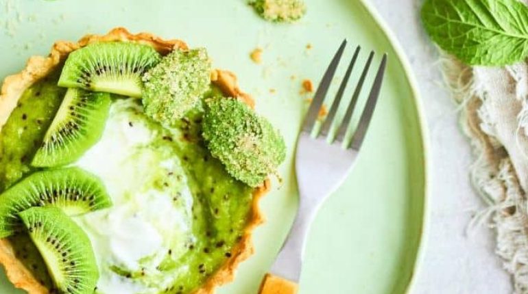 Citron vert Crème dessert Kiwi la menthe poivrée Recette américaine Tartelettes 