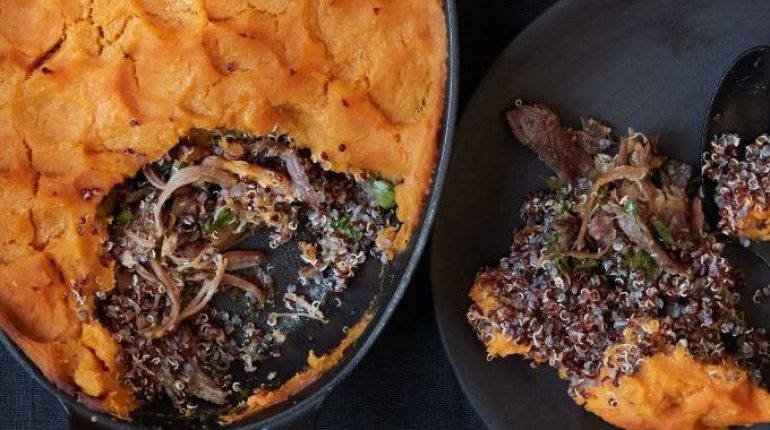 Canard Enchaîné Courge Cuisine française Parmentier Quinoa Recette américaine 