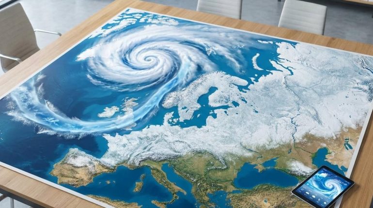 accusent la France changement climatique. Floraison hivernale Météorologie Réchauffement stratosphérique Vague de froid Vortex polaire 