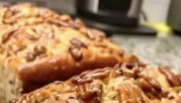 Brioche perdue Dessert rapide Gâteau au café Pain aux noix de pécan Pâtisserie Recette américaine