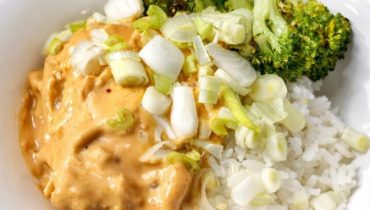 Cacahuètes Cuisine facile Gingembre Lait de coco Poulet Recette rapide 