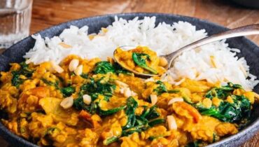 Cuisine indienne Cuisine rapide Laura Dahlmeier Lentilles corail Plat végétarien Recette beauté