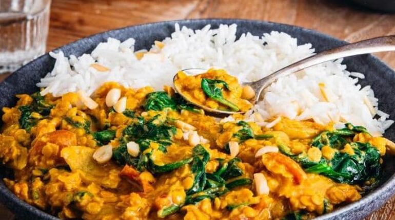 Cuisine indienne Cuisine rapide Laura Dahlmeier Lentilles corail Plat végétarien Recette beauté