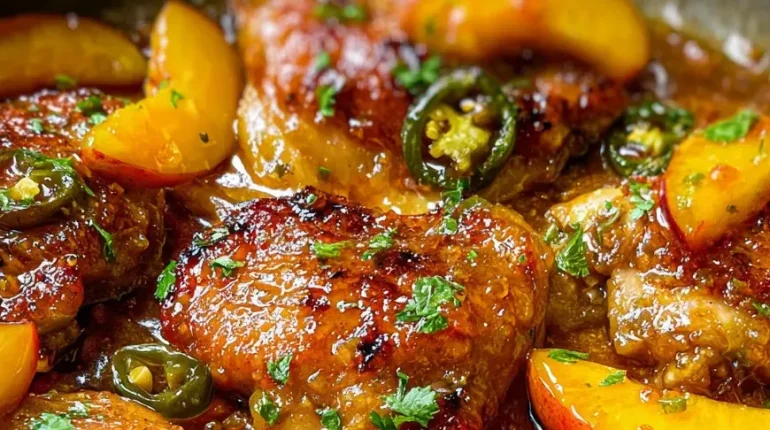 corps repêchés Cuisine rapide Jalapeño Plat principal Poulet Recette américaine Sucré-épicé 