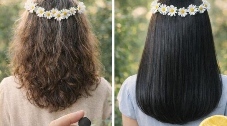 Cheveux plus foncés et brillants : le rituel naturel à base de charbon et citron qui remplace les colorations chimiques Beauté naturelle Brillance des cheveux Cheveux foncés Cheveux sains Cosmétiques naturels Rituel capillaire Soins capillaires