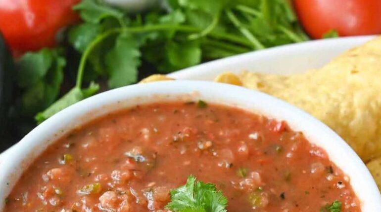 Astuce cuisine Cuisine Mexicaine Jus de fruits et légumes Piments Recette américaine Salsa Tomates