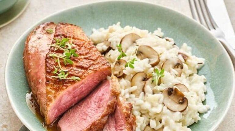 Astuce cuisine Canard Enchaîné champignons Recette beauté Risotto