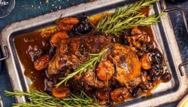 Agneau Cuisine française Fruits secs Légumes braisés Marinade Recette beauté